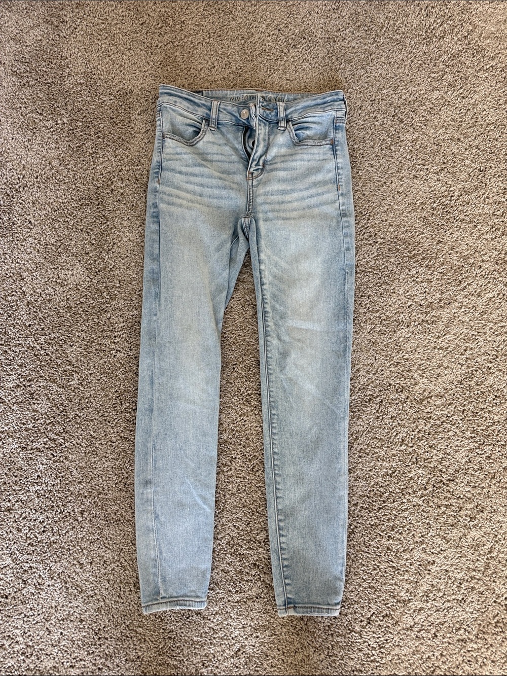 American Eagle Outfitters Light Blue Skinny Jeans